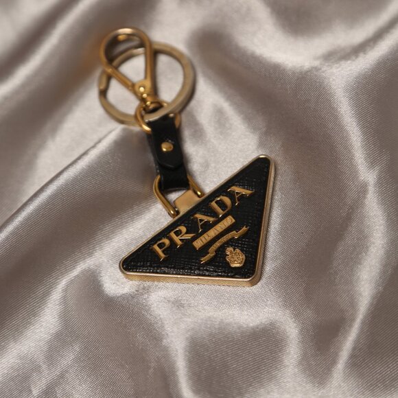 Prada Saffiano Leather Keychain - Picture 2 of 8